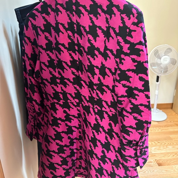 Elzinga pink/black Houndstooth Dress - Picture 4 of 6